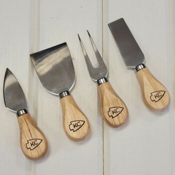 KC Chiefs Cheese Knife Set
