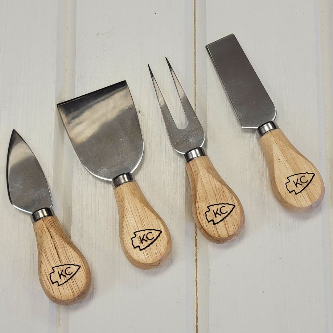 KC Chiefs Cheese Knife Set