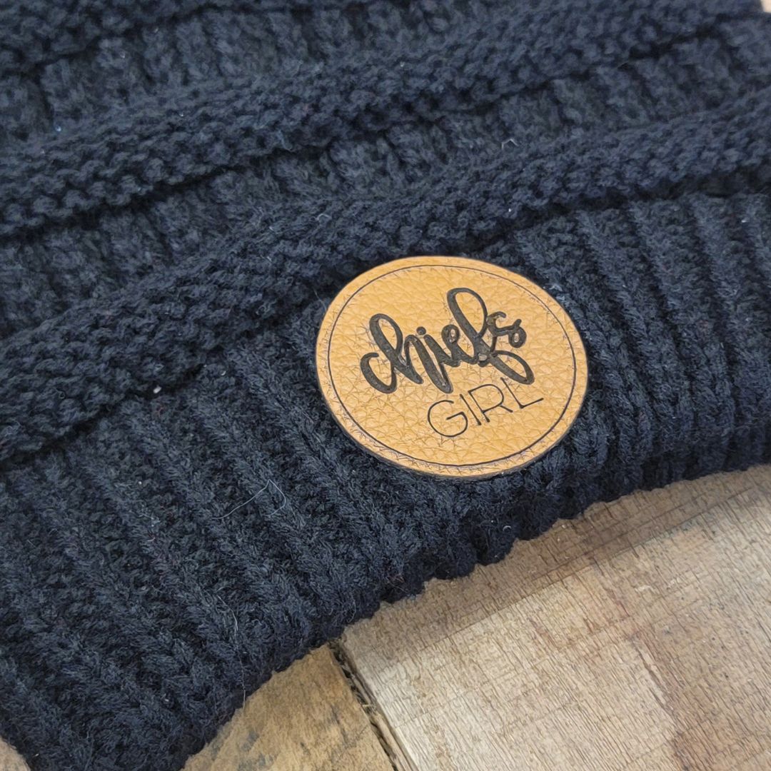 KC Chiefs Cable Knit Beanie - Image 4