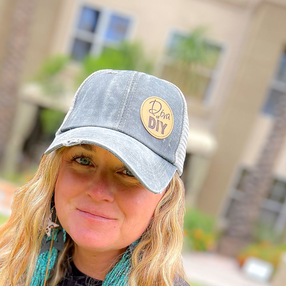 Distressed Ball Cap w/ Custom Patch - Image 10