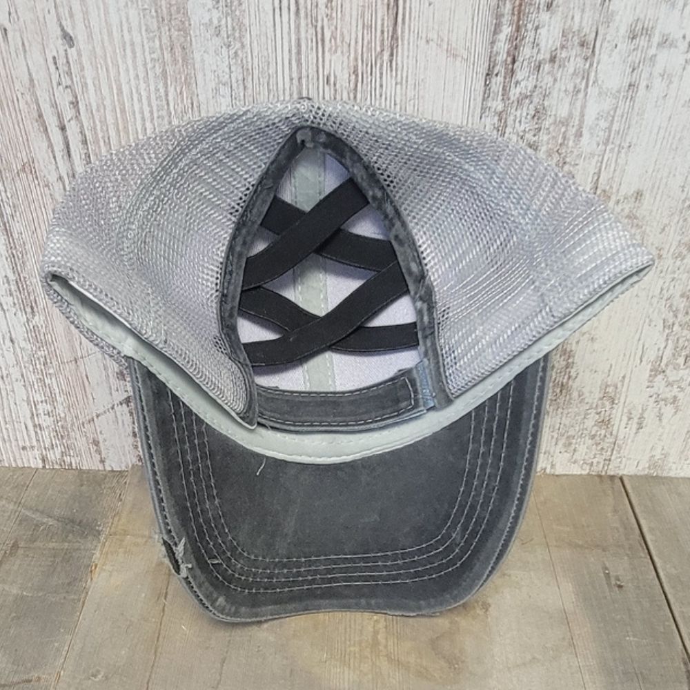 Distressed Ball Cap w/ Custom Patch - Image 9